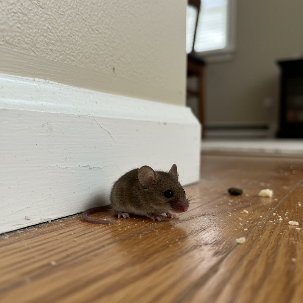 Fantwin Eco Pest Control technician treating Rodents during service in New Jersey, New Jersey