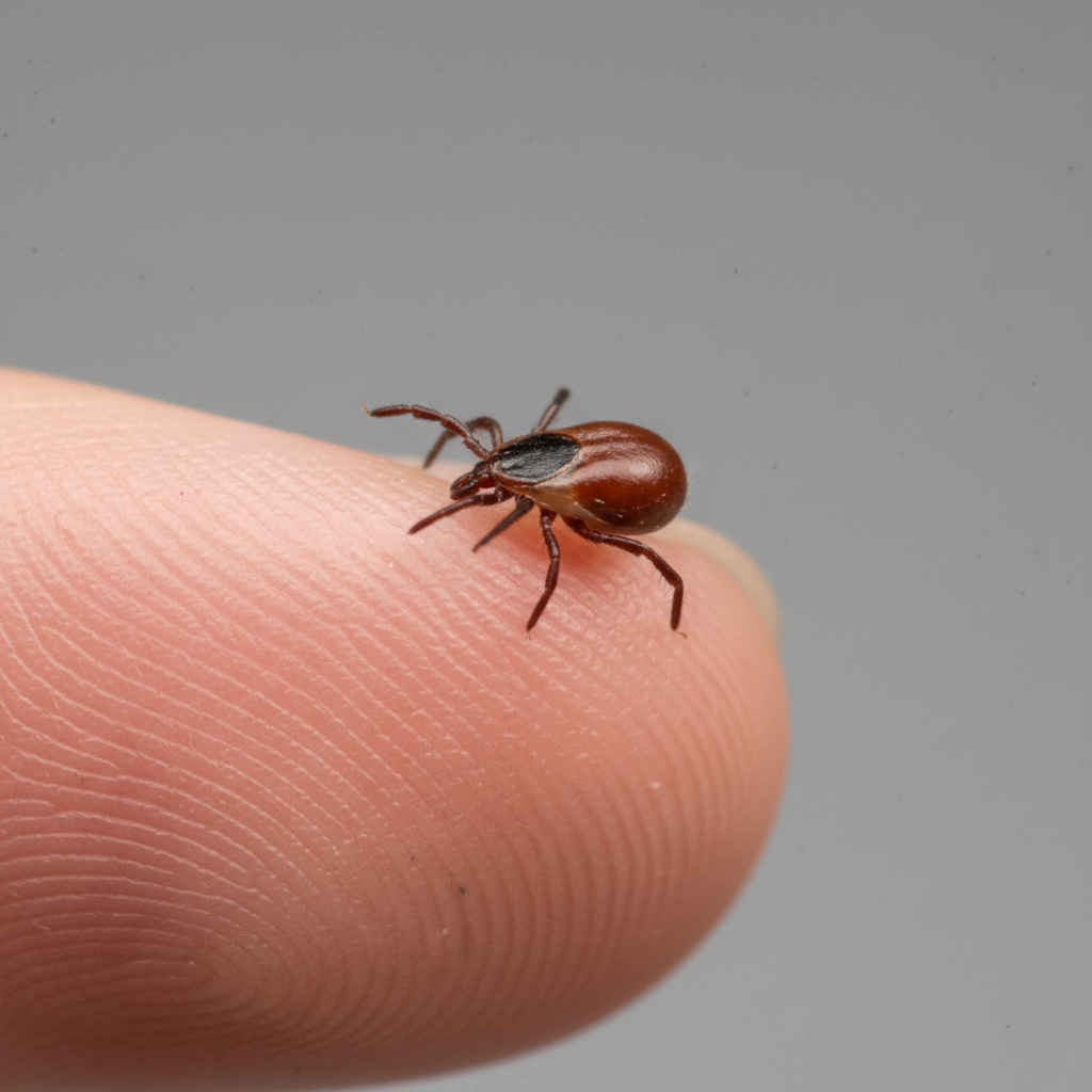 Fantwin Eco Pest Control technician treating Ticks during service in New Jersey, New Jersey